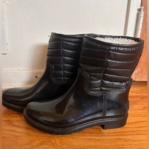 Nautica black Rain boots 6